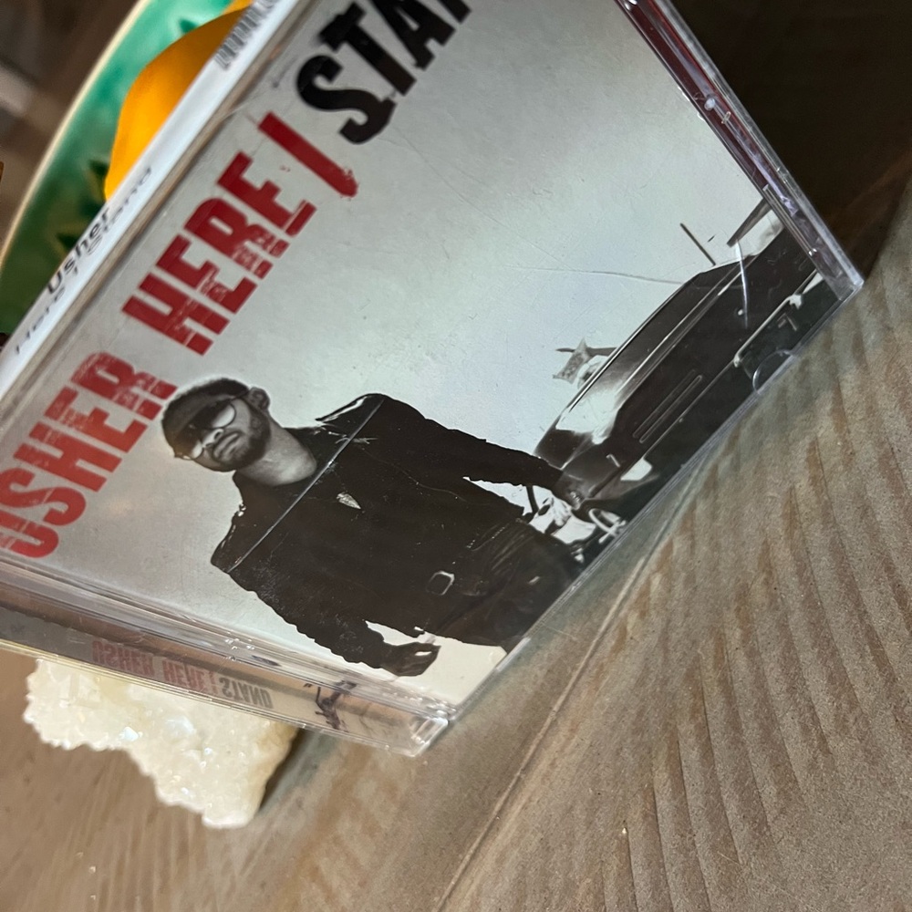 Usher Here I Stand CD - Black and White Cover Plastic Cover came off [New]